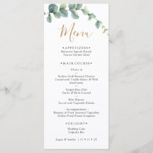 Boda elegante con vegetación de eucalipto