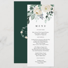 Menú Boda Elegante con Verdor Esmeralda
