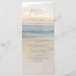 Menú Boda en la playa al atardecer | Boda en la playa j
