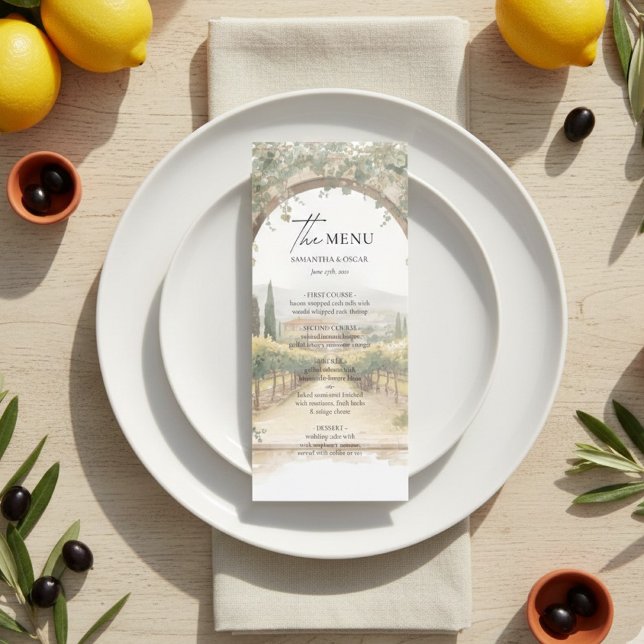 Menú Boda en viñedo italiano (Subido por el creador)