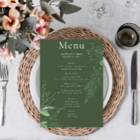 Boda esmeralda del follaje verde feroz ruso