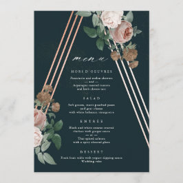 Menú Boda Floral Boho