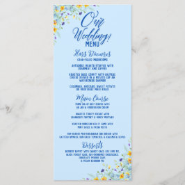 Menú Boda Floral de Flor de Flor