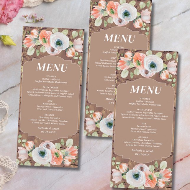 Menú Boda floral de otoño (Subido por el creador)