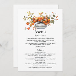 Menú Boda Floral de Persimmon