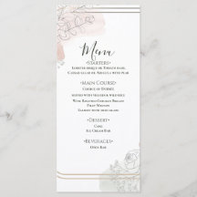 Boda floral de salvia y rubor esquema botánico
