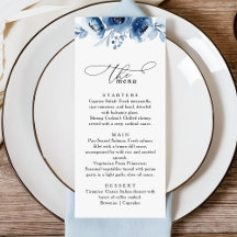 Boda Floral Polvo Azul con Acuarela Rosada