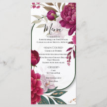 Boda Glam Floral Jardín Flor de Berry en Flor
