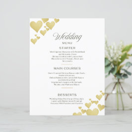 Menú Boda Golden Heartbeat