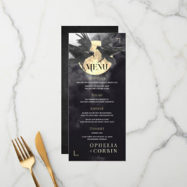 Menú Boda gótico Raven & Golden Moon