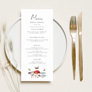 Menú Boda hongo Cena