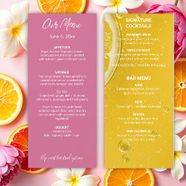 Menú Boda italiano moderno