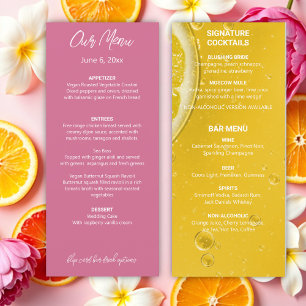 Menú Boda italiano moderno