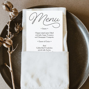 Menú boda - Menú de ducha de novia - Amado