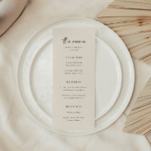 Boda Minimalista Elegante con Letra Beige