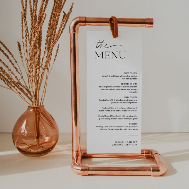 Menú Boda Minimalista EVERLEIGH 4x9 (Subido por el creador)