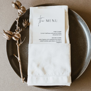 Menú Boda Minimalista HARLOW 4x9