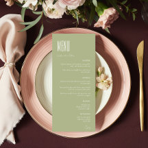 Boda moderna simple minimalista verde menta