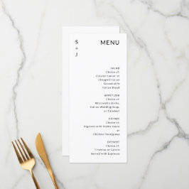 Menú Boda moderno