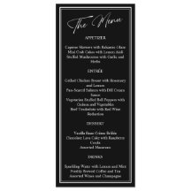 Boda moderno clásico negro y blanco