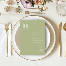 Boda moderno Minimalista de Mint Green