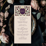 Menú Boda Monograma de Sword & Shield Fantasy Medieval<br><div class="desc">Invite a sus huéspedes bodas con este Monograma Royal Sword & Shield medieval Fantasy. Este diseño es perfecto para parejas que buscan una auténtica fantasía medieval moderna. Personalice el texto, la fuente y los colores para que se ajusten a sus preferencias de diseño. Artículos coincidentes en nuestra tienda para un...</div>