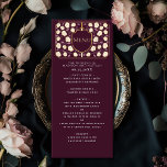 Menú Boda Monograma de Sword & Shield Fantasy Medieval<br><div class="desc">Invite a sus huéspedes bodas con este Monograma Royal Sword & Shield medieval Fantasy. Este diseño es perfecto para parejas que buscan una auténtica fantasía medieval moderna. Personalice el texto, la fuente y los colores para que se ajusten a sus preferencias de diseño. Artículos coincidentes en nuestra tienda para un...</div>