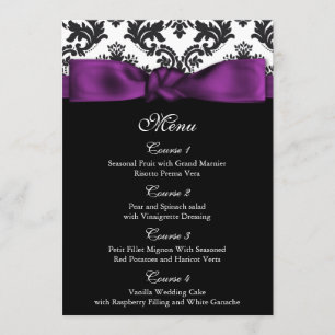 menú boda morado de damasco