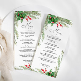 Menú Boda navidades de Berias Rojas