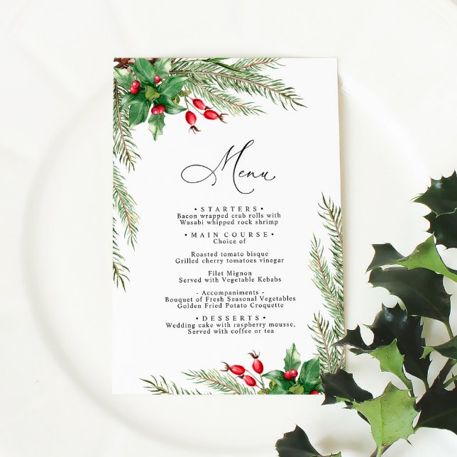 Menú Boda navidades de Berias Rojas (Subido por el creador)