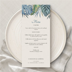 Menú Boda Palm Beach Tropical