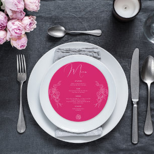 Menú Boda Peony Elegance