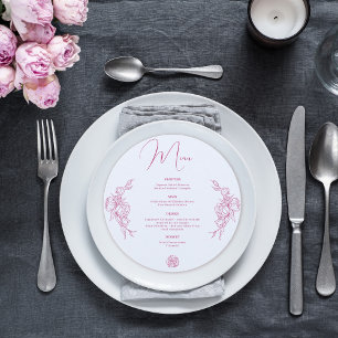 Menú Boda Peony Elegance