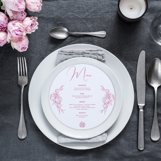 Menú Boda Peony Elegance (Subido por el creador)