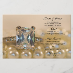 Menú Boda Princess Diamond Ring y Pearls