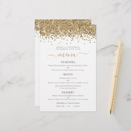 Menú Boda Purpurina Gold Elegante de presupuesto