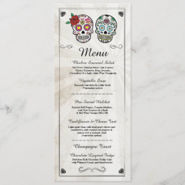 Menú Boda Recepción Rústica Calaveras de Azúcar Me