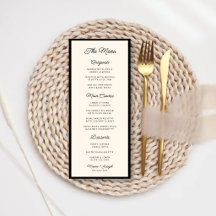 Boda Retro Negro y Marfil