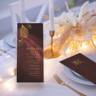 Menú Boda Romance de la luna - Borgoña ID881