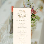 Menú Boda Romántico de Verdor Tropical<br><div class="desc">Disfrute de la esencia del paraíso e infunda su día especial con la exuberante belleza de la vegetación tropical. Ya sea que estés atando el nudo en tu ciudad natal o diciendo "lo hago" en el contexto de un paraíso tropical lejano, nuestra colección de bodas combina elegancia y minimalismo para...</div>