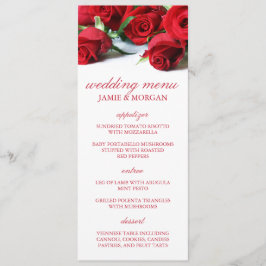Menú Boda Romántico Roses Rojos