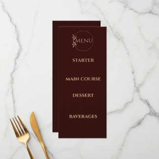 Menú boda Royal Deep Burgundy