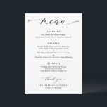 Menú Boda simple y elegante<br><div class="desc">Elegante menú de bodas: Sumérjase en la sofisticación con nuestro elegante menú de bodas. Su elegante tipografía y su refinada disposición crean el ambiente ideal para una experiencia gastronómica inolvidable. Personalízalo para convertirlo en un preciado conservador. Eleva la recepción con este añadido atemporal. Pida ahora y deje que las delicias...</div>