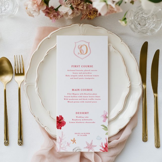 Menú Boda tropical de destino (Subido por el creador)