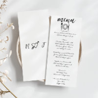 Boda único y rápido con escrúpulos dibujados a man