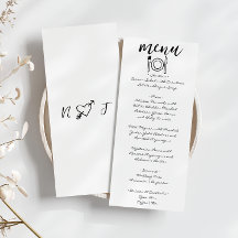 Boda único y rápido con escrúpulos dibujados a man