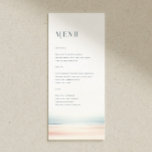 Menú Boda Wailea<br><div class="desc">Descubra "Wailea", una moderna suite nupcial que encarna la elegancia de una ceremonia en la playa. Esta plantilla presenta un diseño de acuarela abstracto, que recuerda a una playa de arena que se combina con los tonos del océano. Es la carta perfecta para las parejas que buscan una mezcla de...</div>