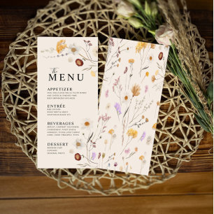 Menú Boho de Flor de Flor