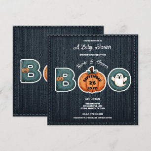 Menú Bomba de Halloween de pantalón vaquero de mezclill