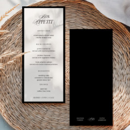 Menú Bon Appetit Classic Elegant Wedding